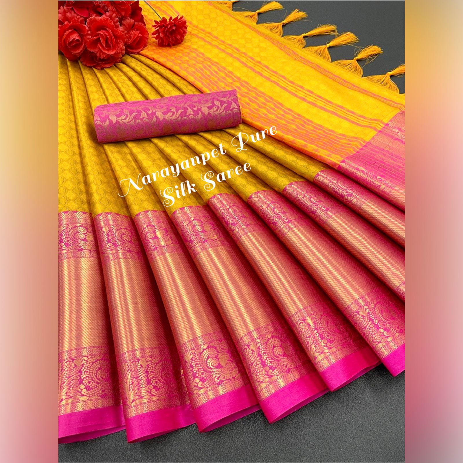 Aab Narayanpet Fancy Fancy Festive Wear Wholesale Sarees